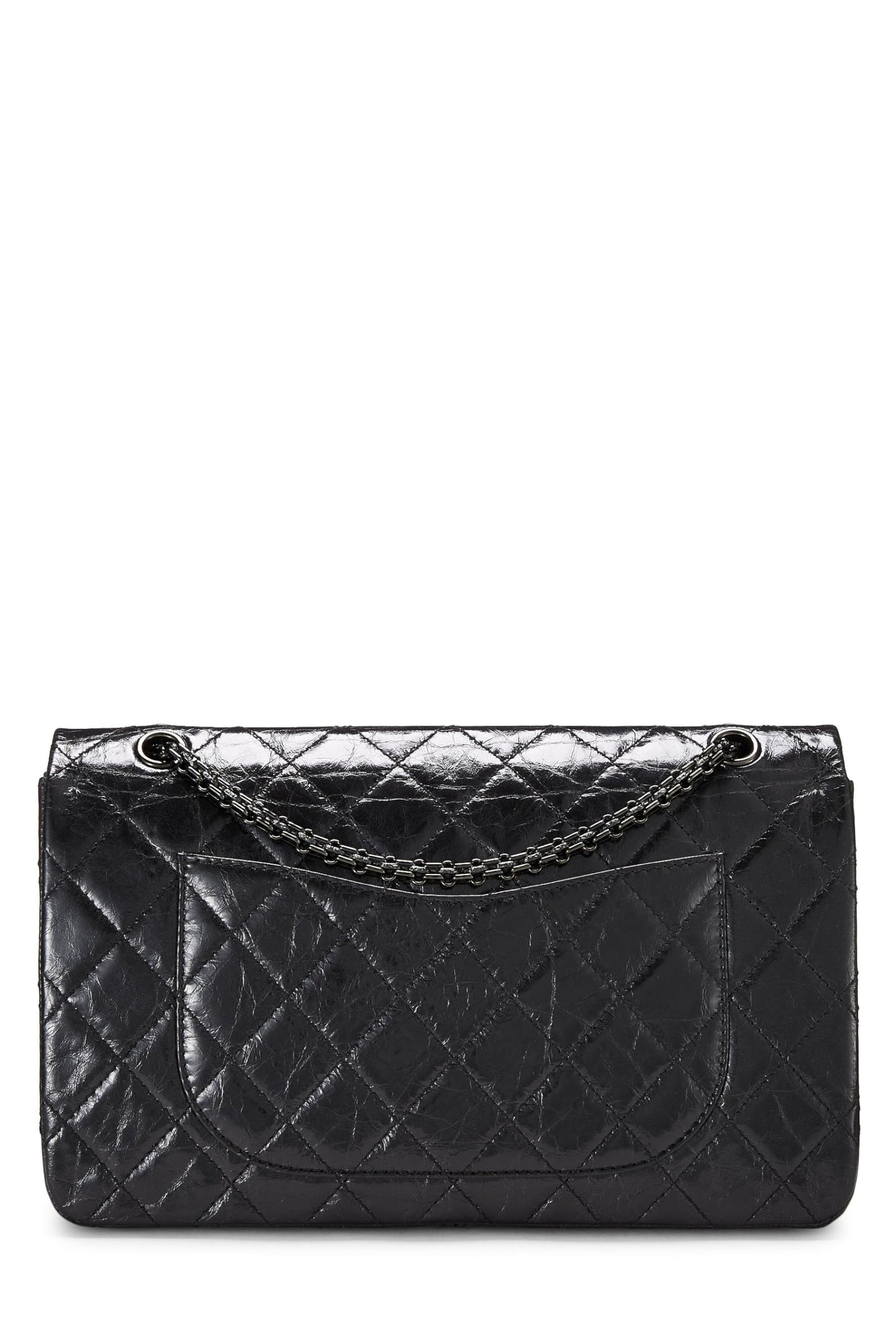 Chanel,  Black Calfskin 2.55 Reissue Flap 227, Black