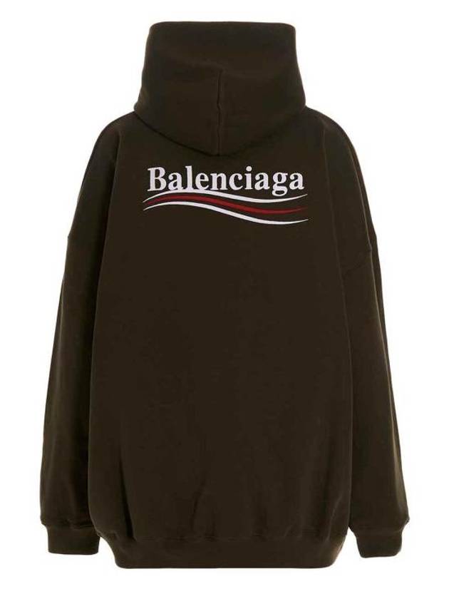 Luxury Balenciaga Political Campaign Oversized Fit Hoodie Green