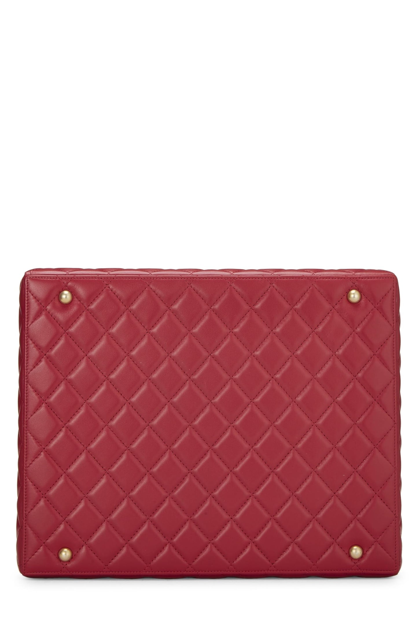 Chanel,  Red Quilted Lambskin Success Story Box, Pink