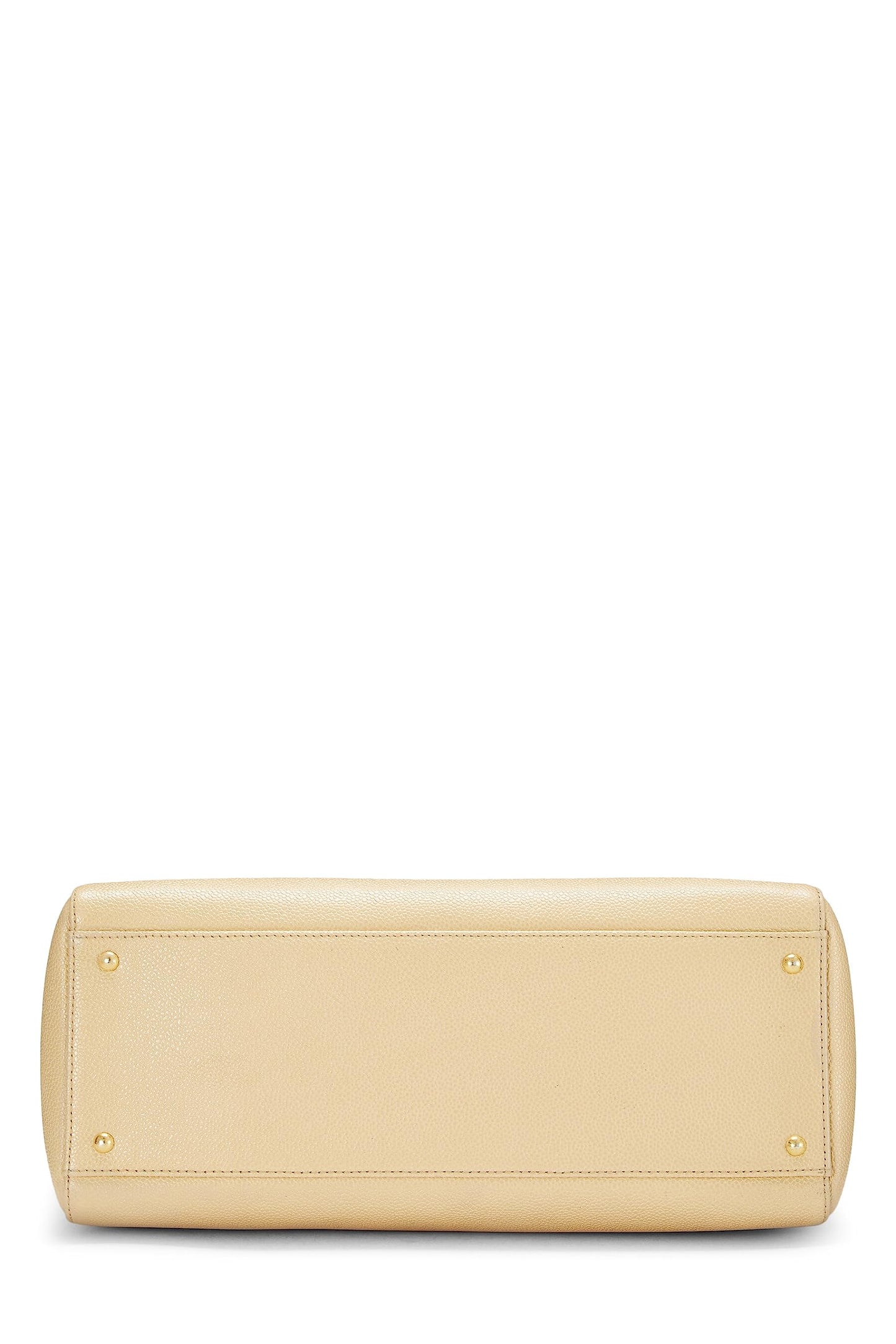 Chanel,  Beige Caviar Zip Tote Small, Beige