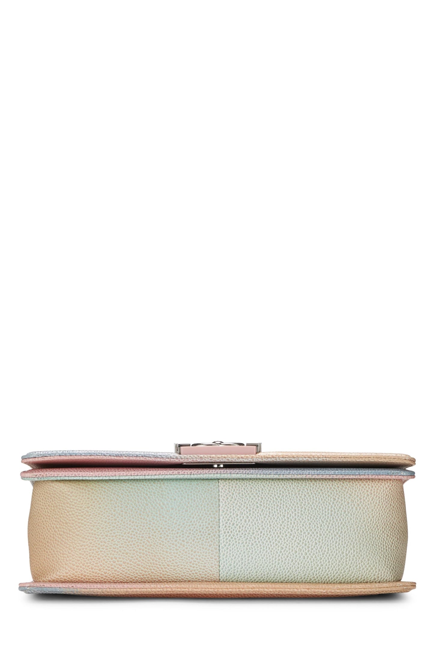 Chanel,  Rainbow Quilted Caviar Boy Bag Medium, Pink
