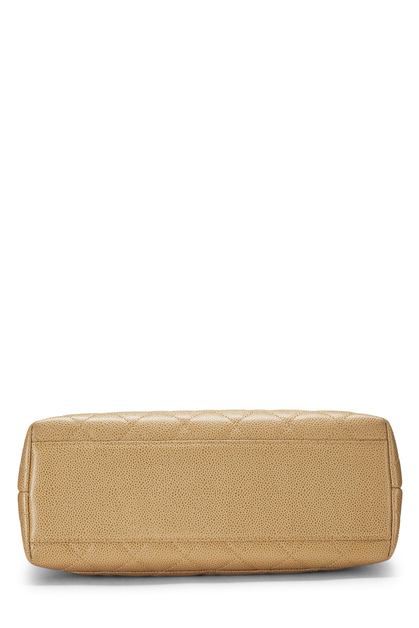 Chanel,  Beige Quilted Caviar Kelly, Beige