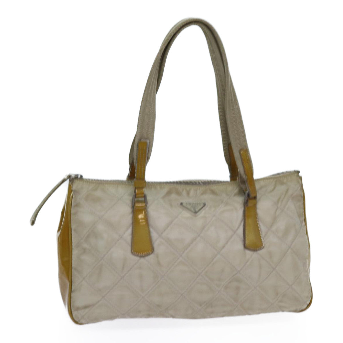 Luxury PradaShoulder Bag Nylon Beige 72005