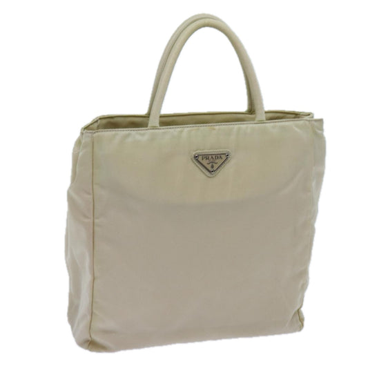Luxury PradaHand Bag Nylon Beige 72007