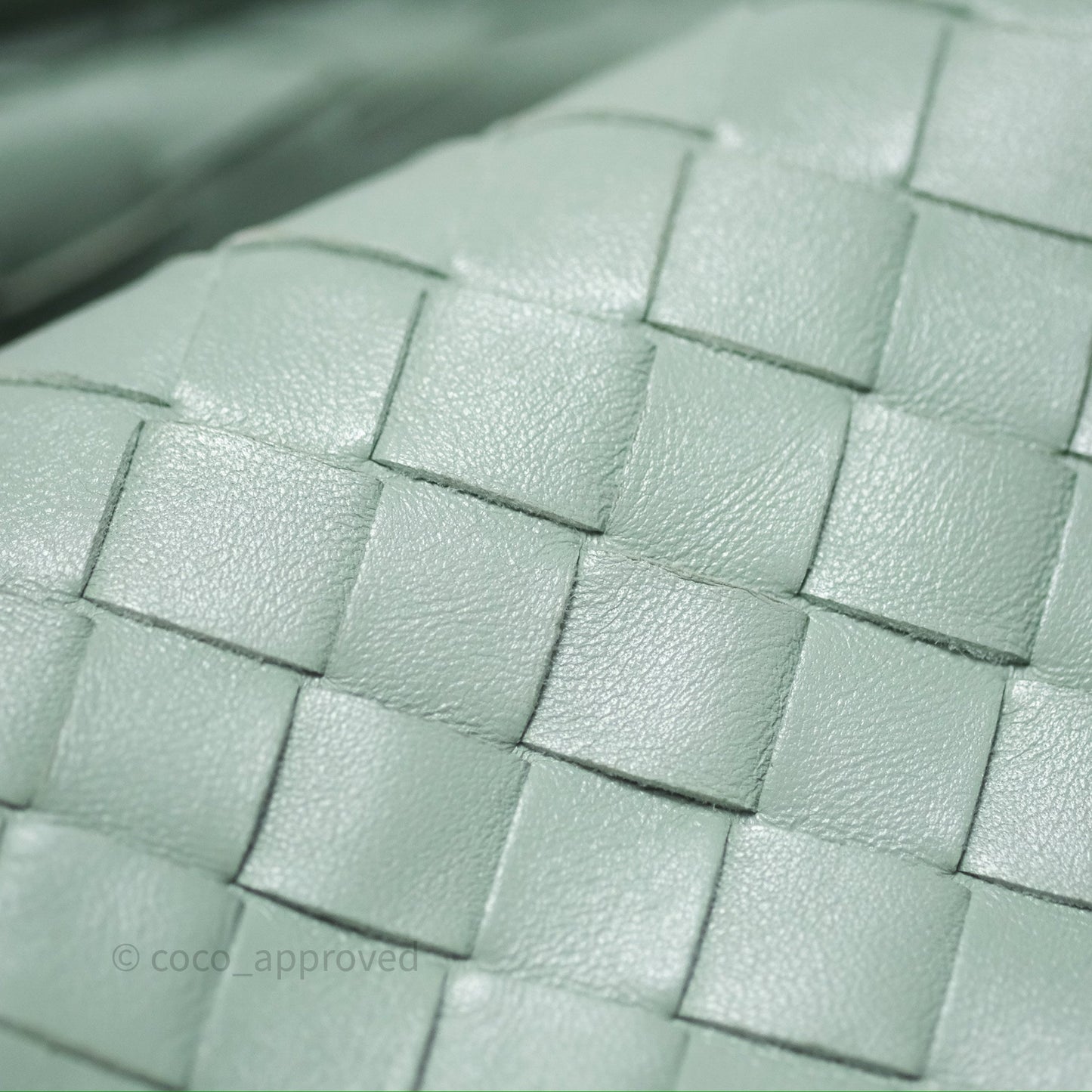 Bottega Veneta Mini Jodie Bag Intrecciato Green Lambskin Gold Hardware⁣⁣