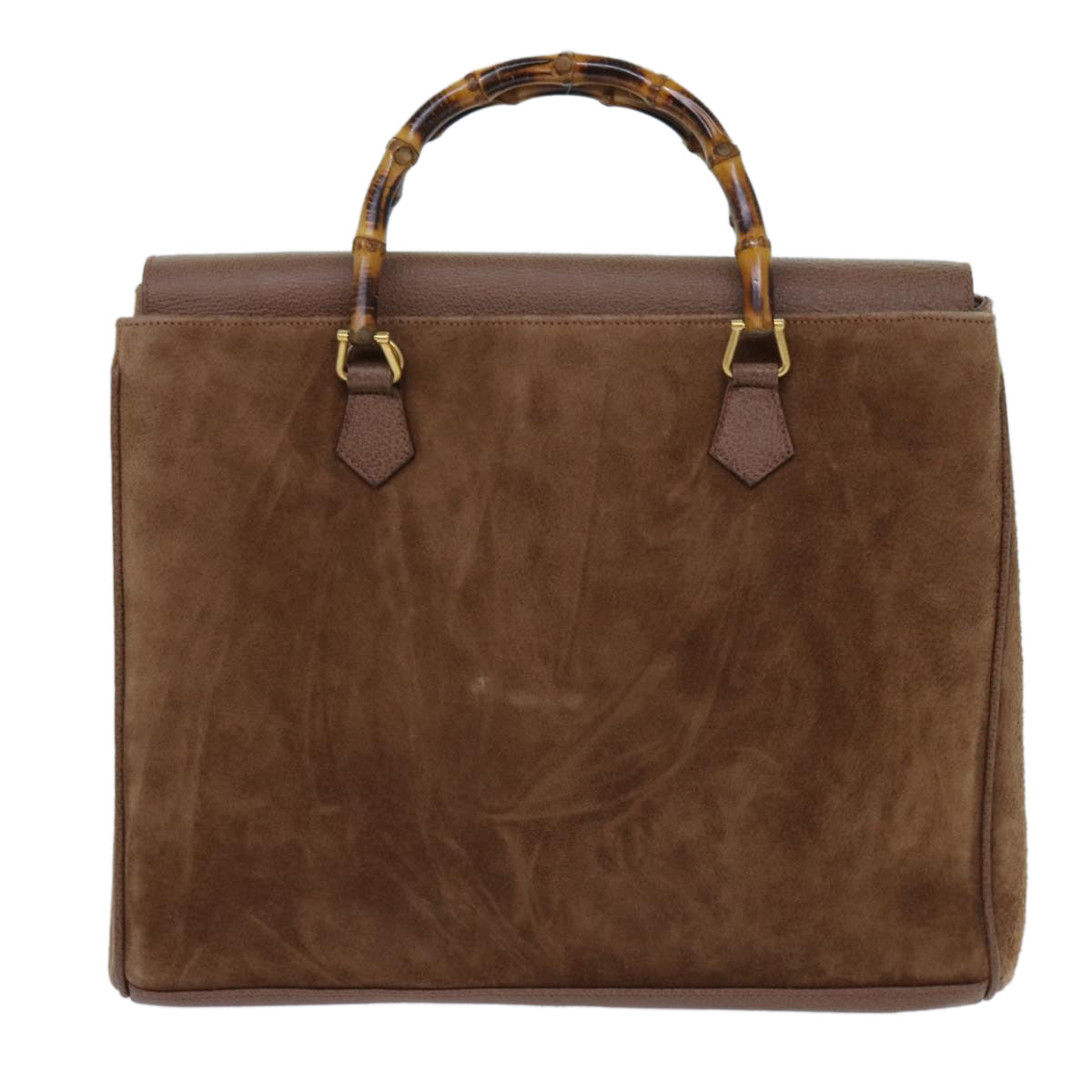 Luxury Gucci Trending 2025 Bamboo Hand Bag Suede 2way Brown 002 123 0322  72032