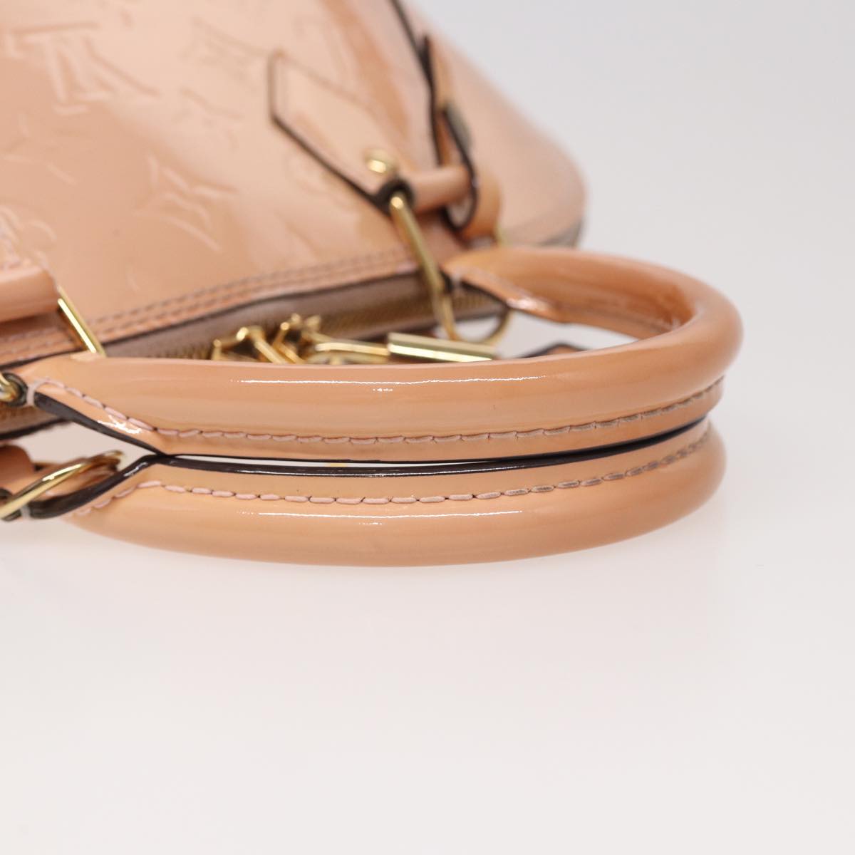 LOUIS VUITTON Monogram Vernis Alma PM Hand Bag Rose Valerine M50412 72067