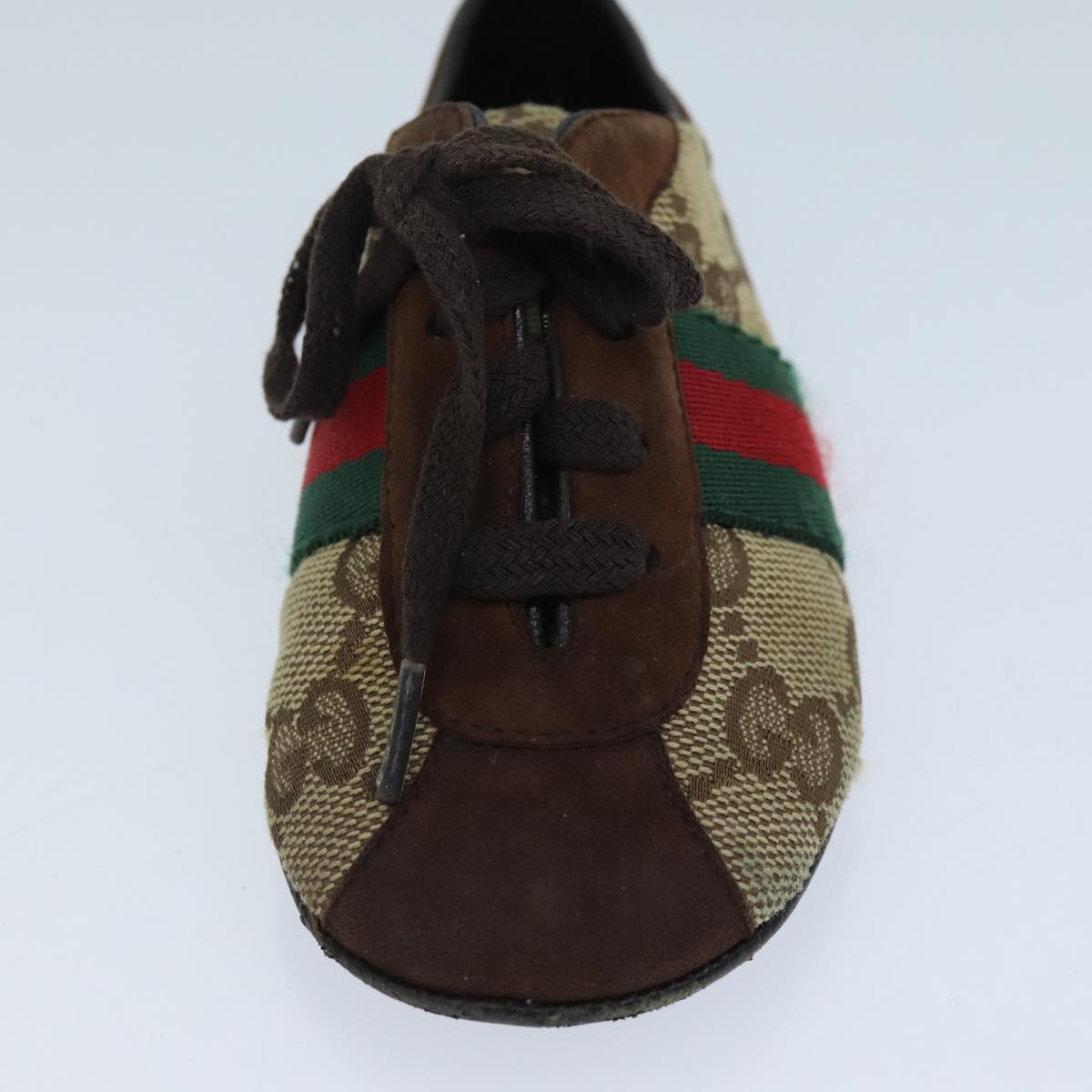 Luxury Gucci Trending 2025 GG Canvas Web Sherry Line Baby Shoes Beige Red Green  72077
