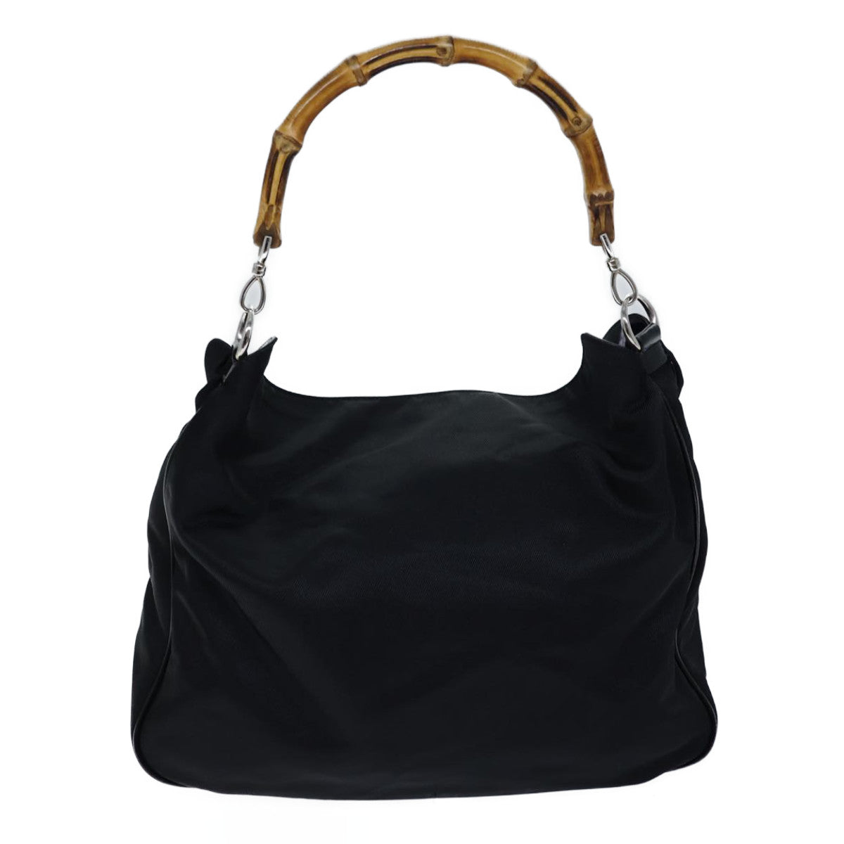 Luxury Gucci Trending 2025 Bamboo Hand Bag Nylon 2way Black 001 123 1577  72082