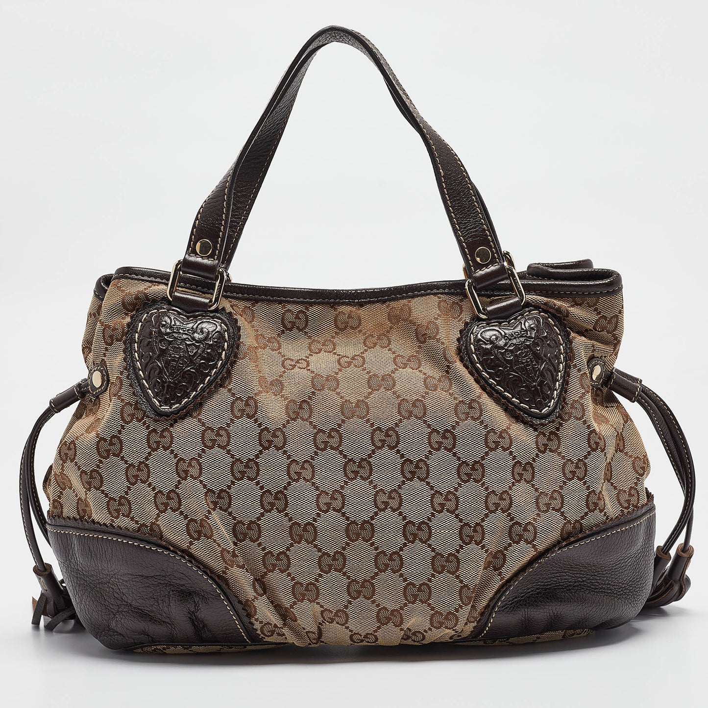 Luxury Gucci Trending 2025 Beige/brown Gg Canvas And Leather Tribeca Satchel