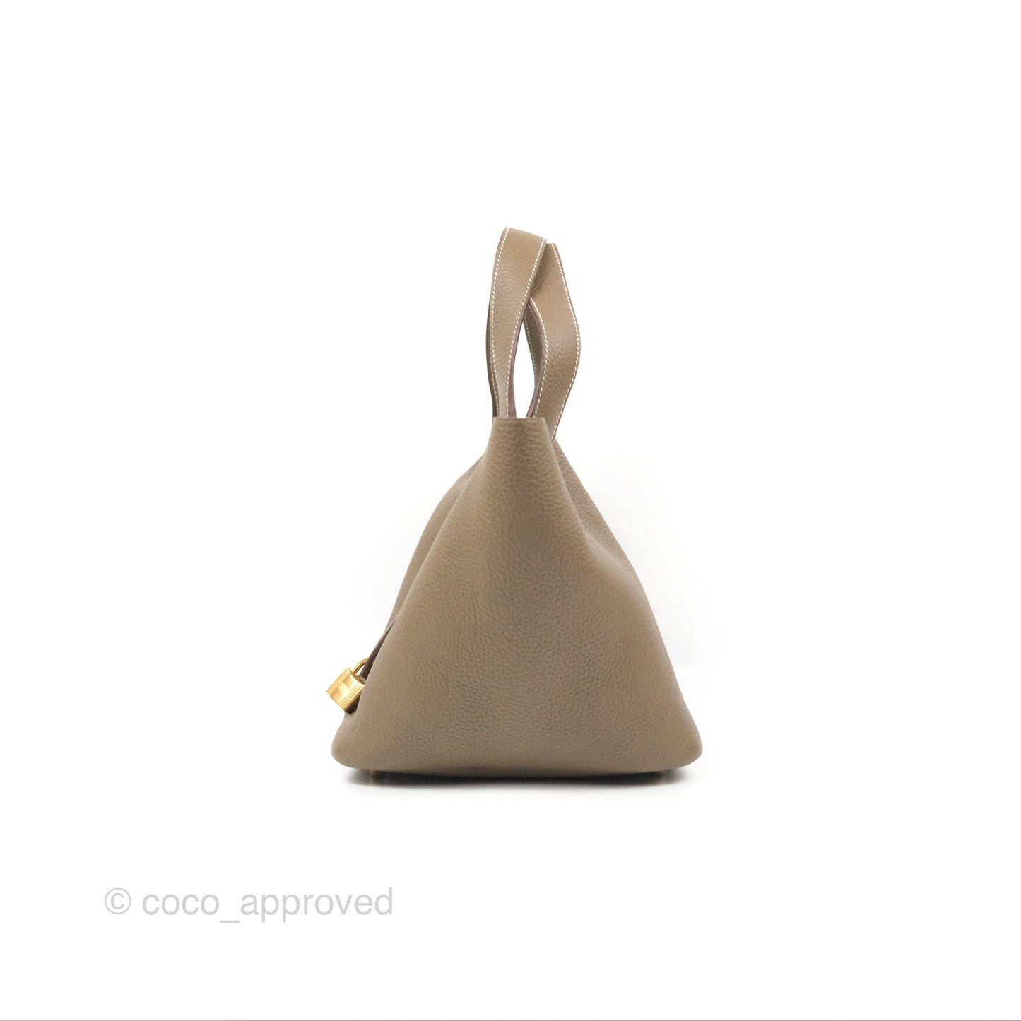 Hermès Picotin 22 Etoupe Clemence Gold Hardware