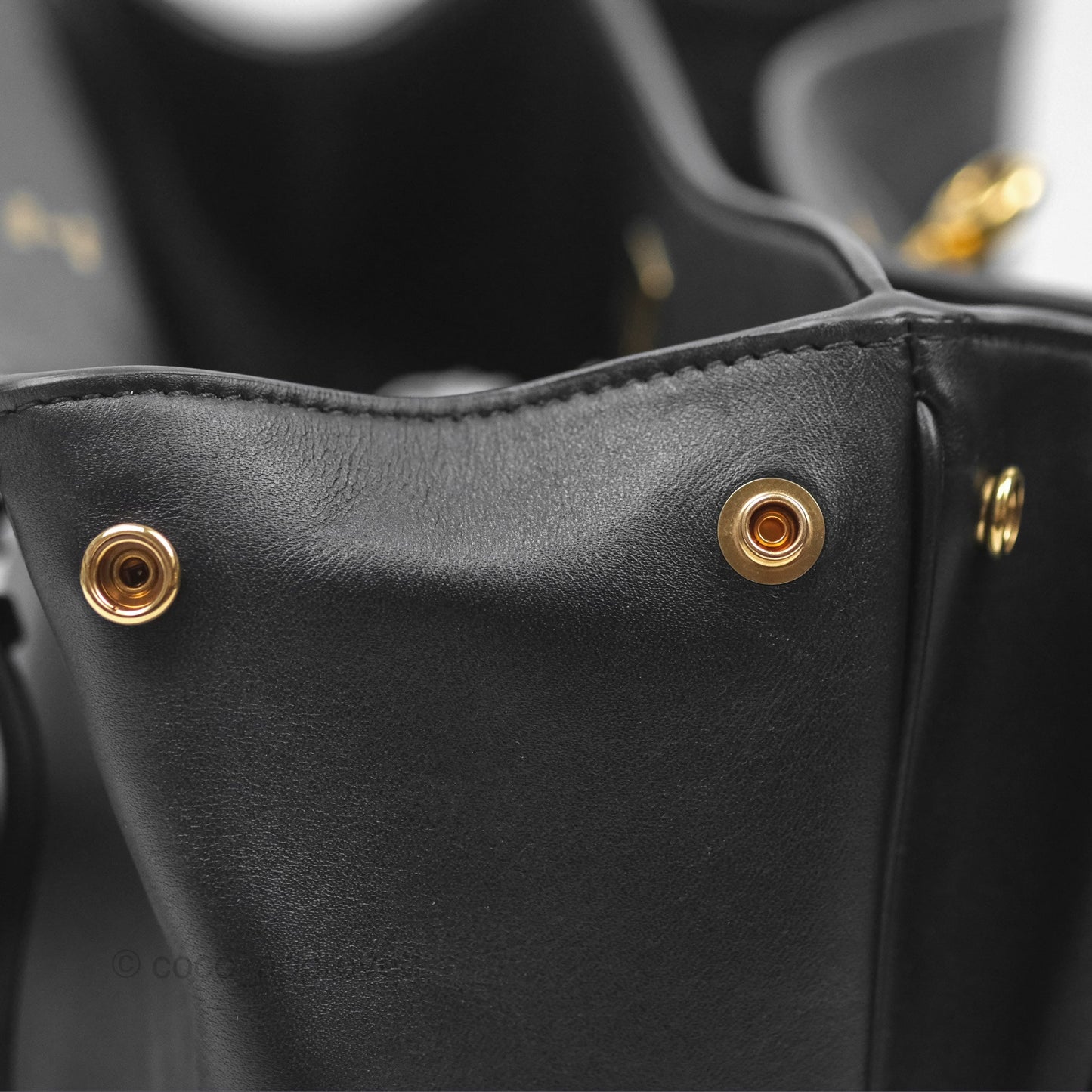 Balenciaga Rodeo Small in Black Smooth Calfskin Aged Gold Hardware