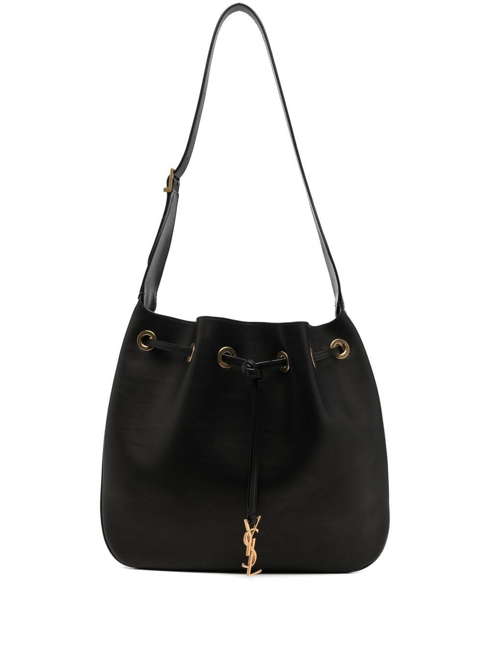Luxury Saint Laurent Women's Paris Vii Medium Hobo Bag in Nero | 697918AAAMD