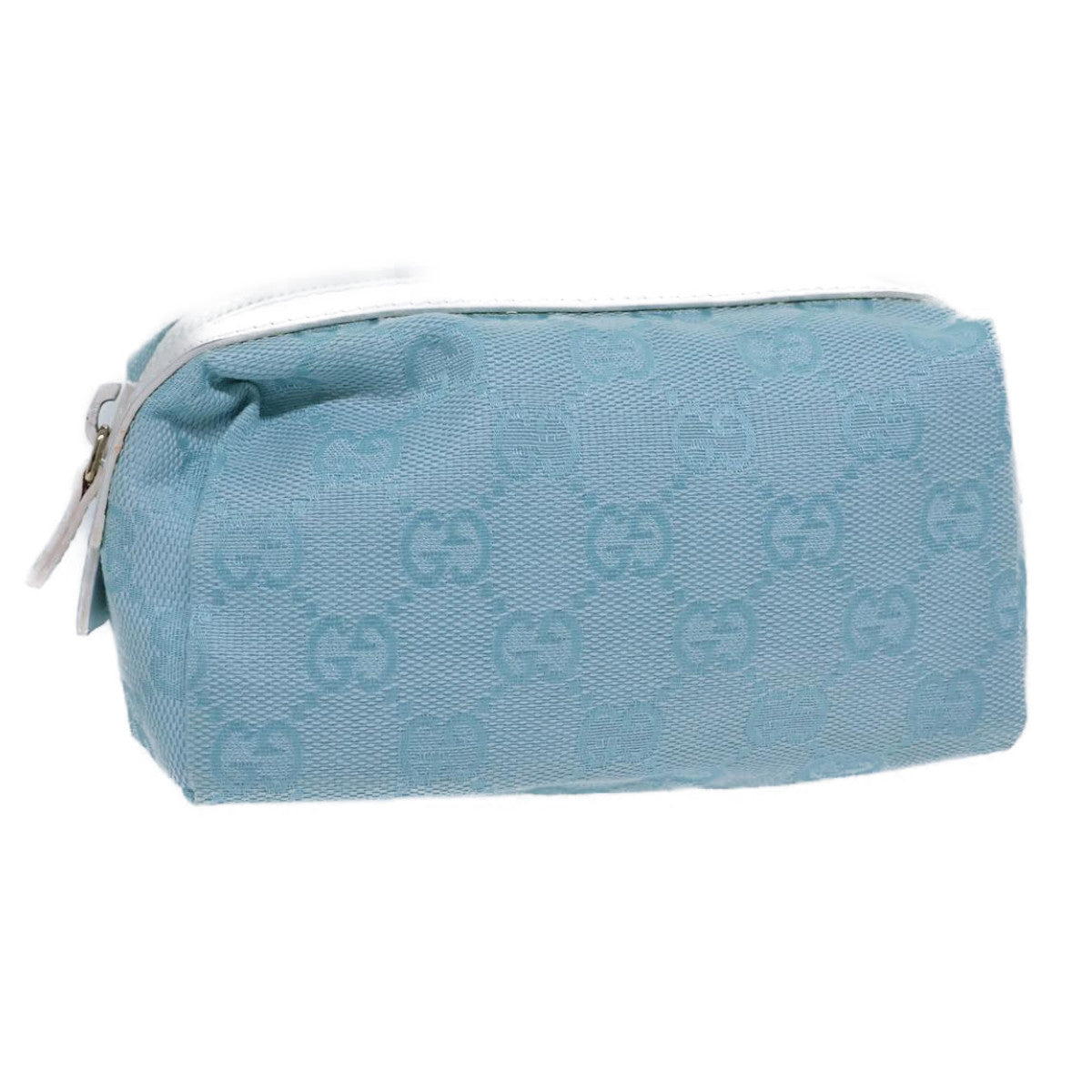 Luxury Gucci Trending 2025 GG Canvas Pouch Light Blue 039 1118  72109
