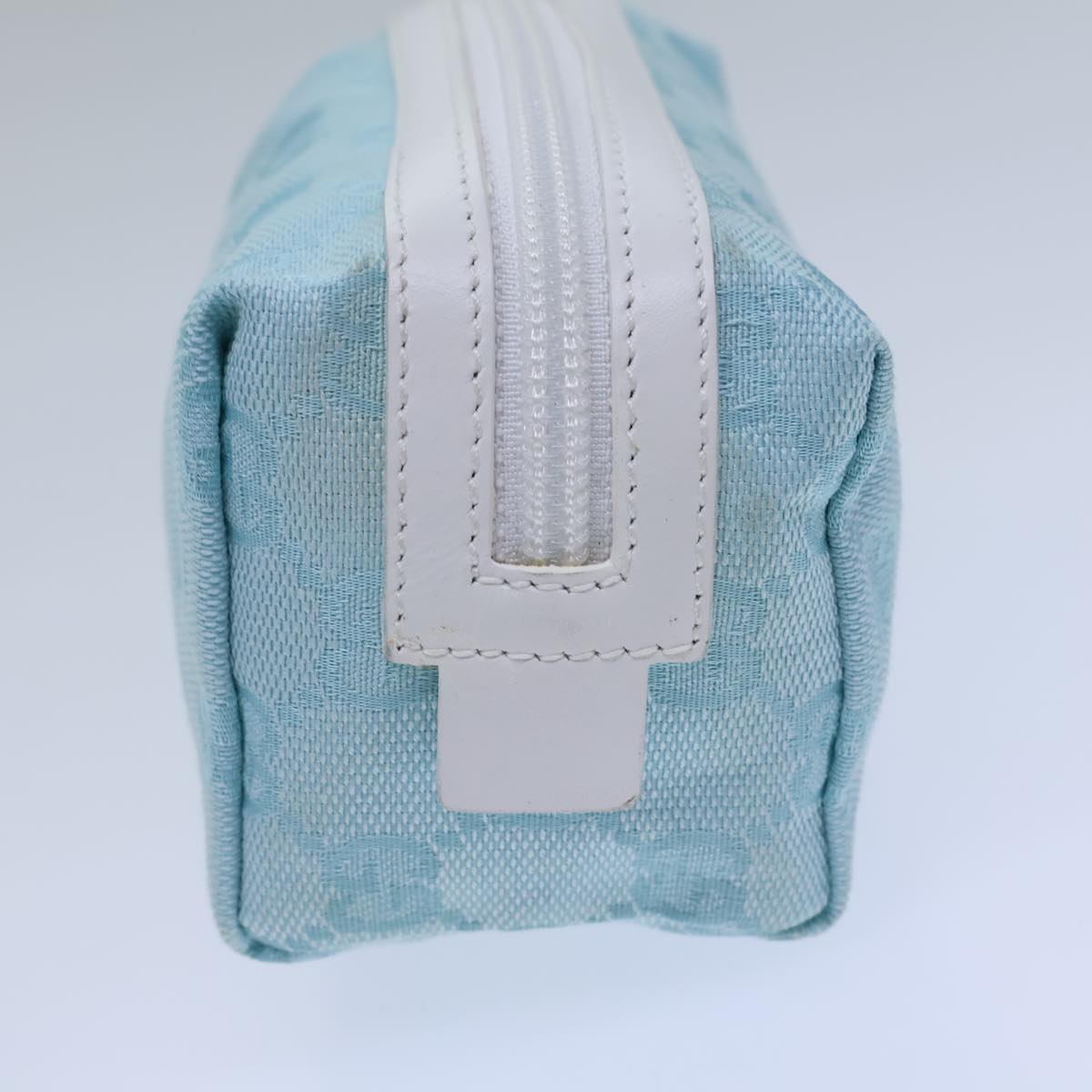 Luxury Gucci Trending 2025 GG Canvas Pouch Light Blue 039 1118  72109