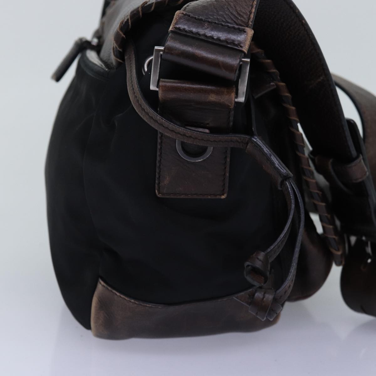 Luxury PradaShoulder Bag Leather Brown 72118