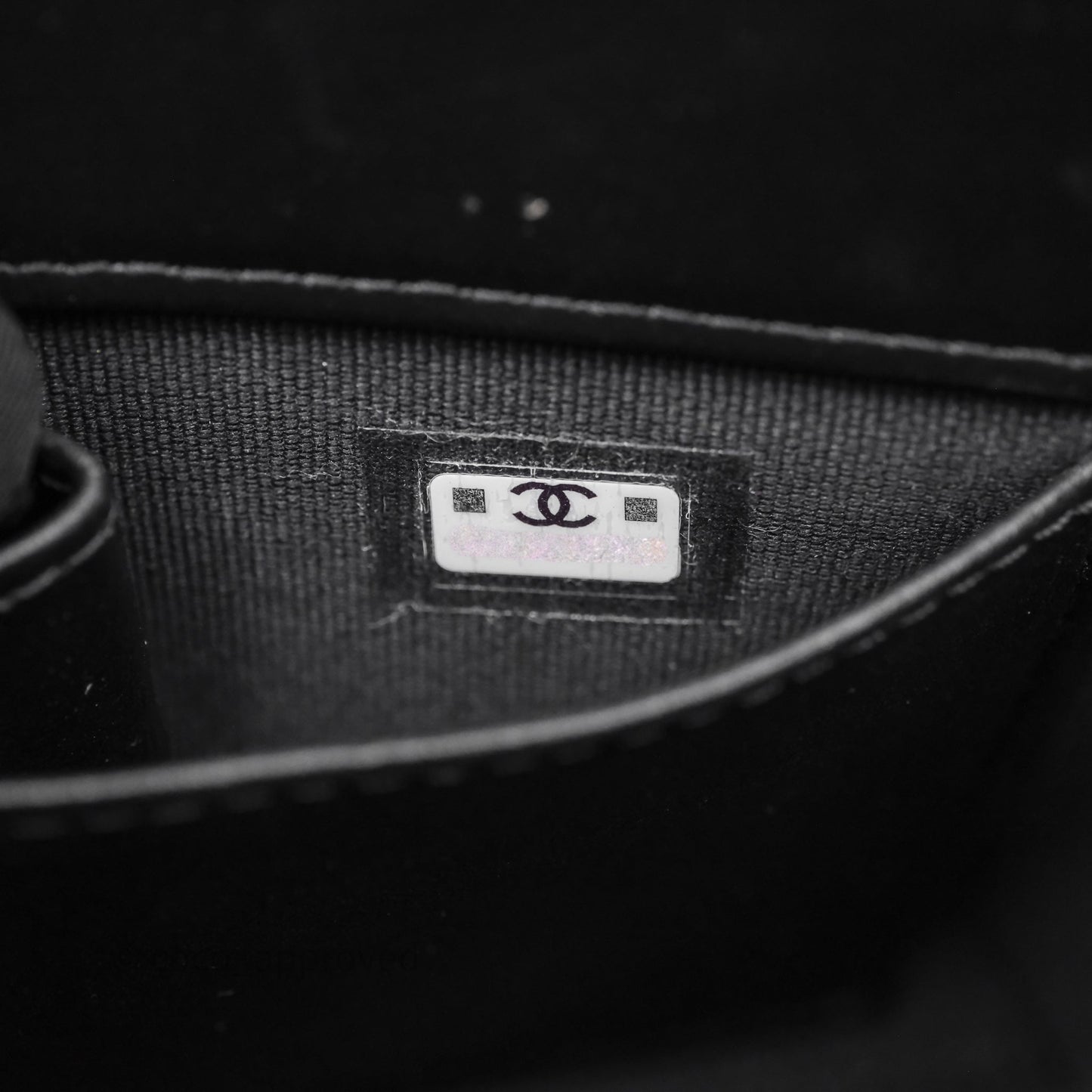 Chanel Clutch With Heart Chain Black Lambskin Gold Hardware