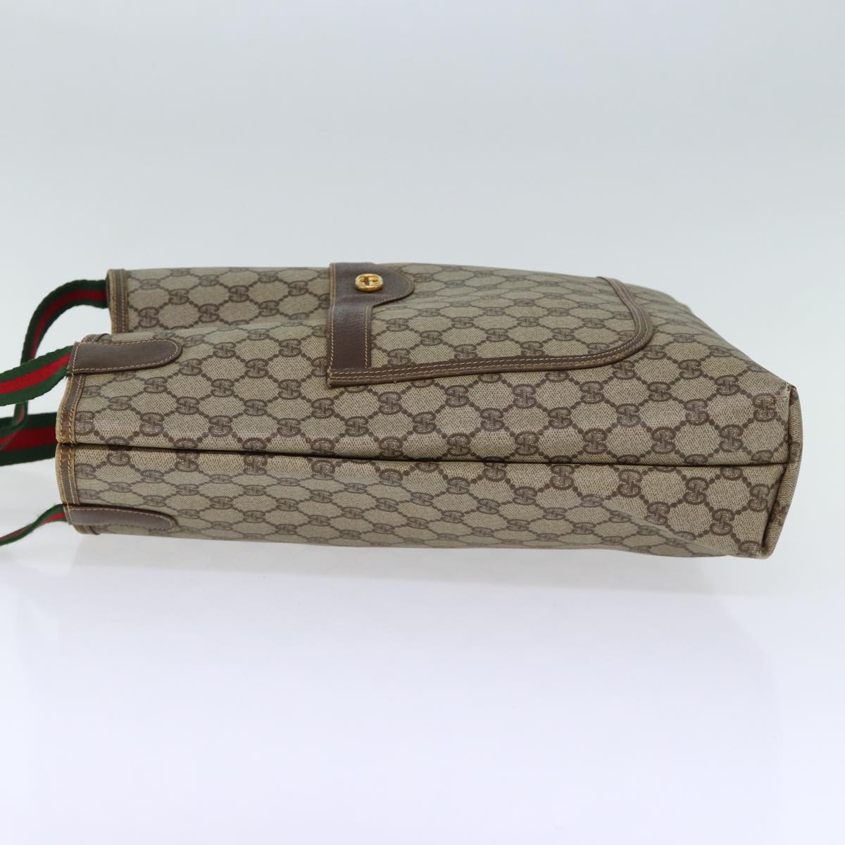 Luxury Gucci Trending 2025 GG Canvas Web Sherry Line Tote Bag PVC Beige Green Red  72147