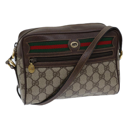 Luxury Gucci Trending 2025 GG Canvas Web Sherry Line Shoulder Bag PVC Beige Green Red  72150