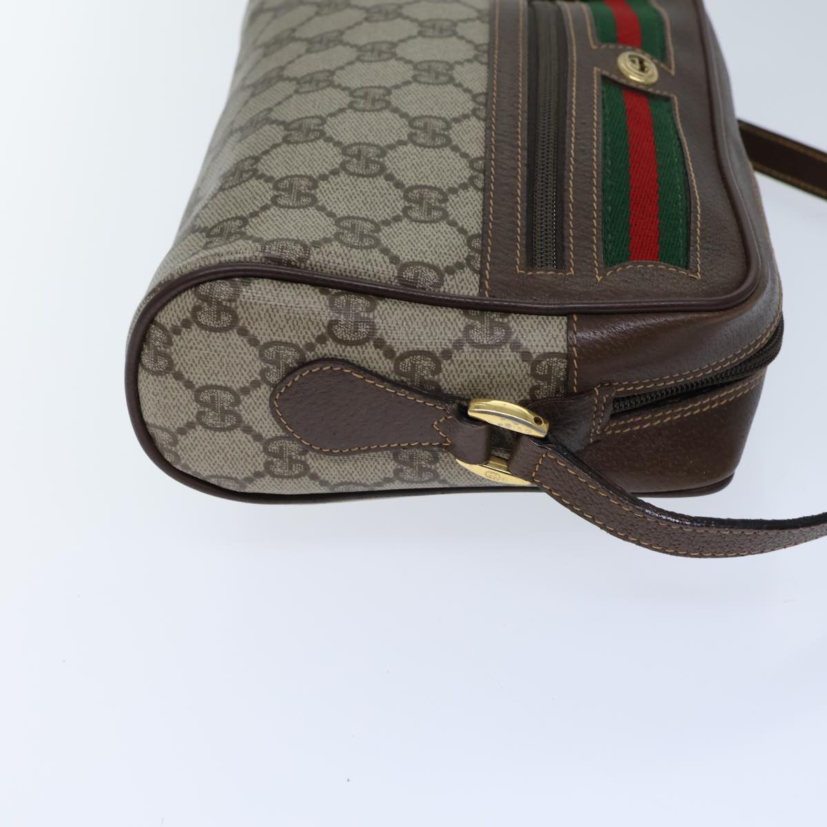 Luxury Gucci Trending 2025 GG Canvas Web Sherry Line Shoulder Bag PVC Beige Green Red  72150