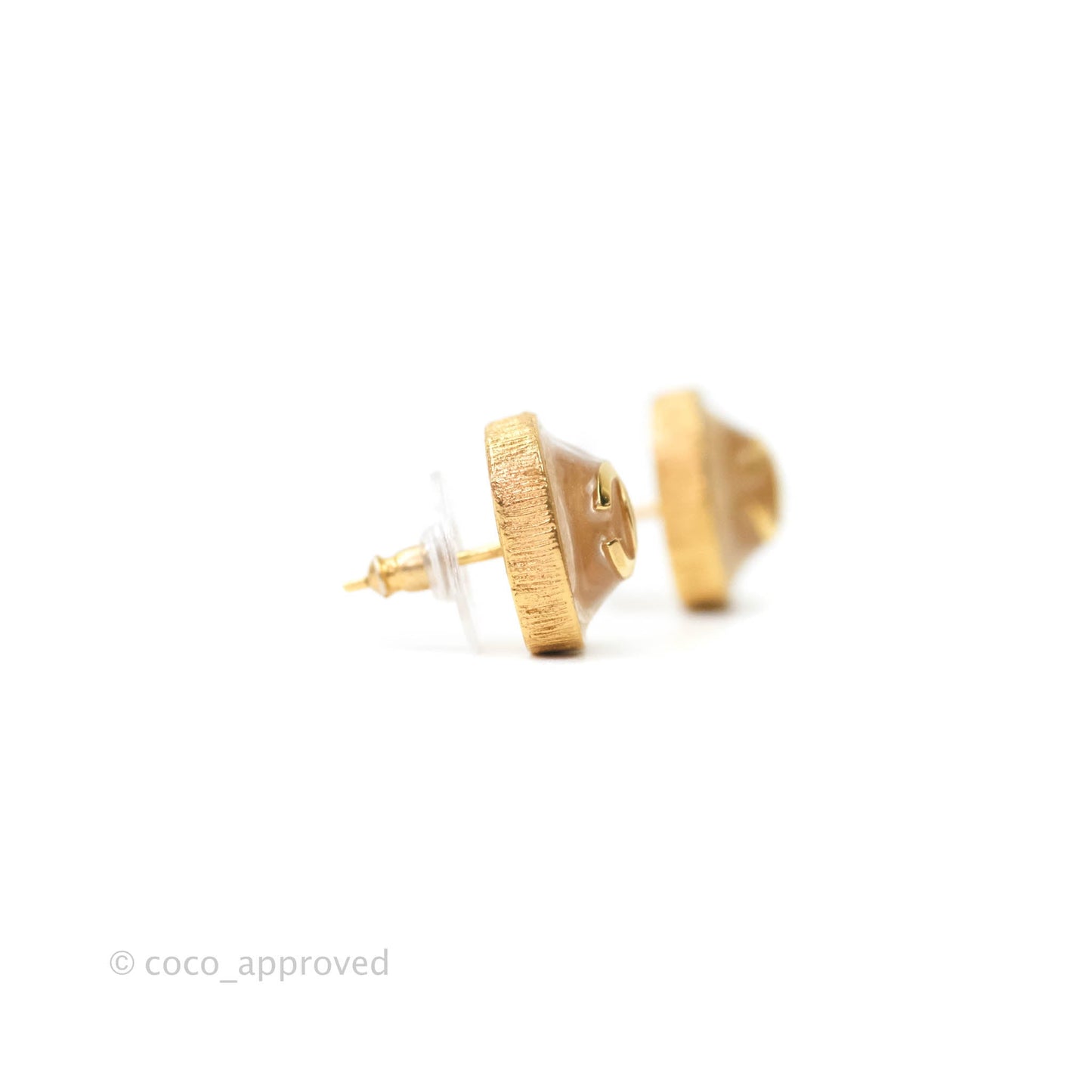 Chanel CC Square Resin Gold Tone 20K