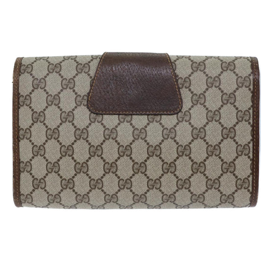 Luxury Gucci Trending 2025 GG Canvas Web Sherry Line Clutch Bag PVC Beige Green Red  72156
