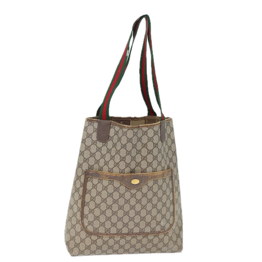 Luxury Gucci Trending 2025 GG Canvas Web Sherry Line Tote Bag PVC Beige Green Red  72160
