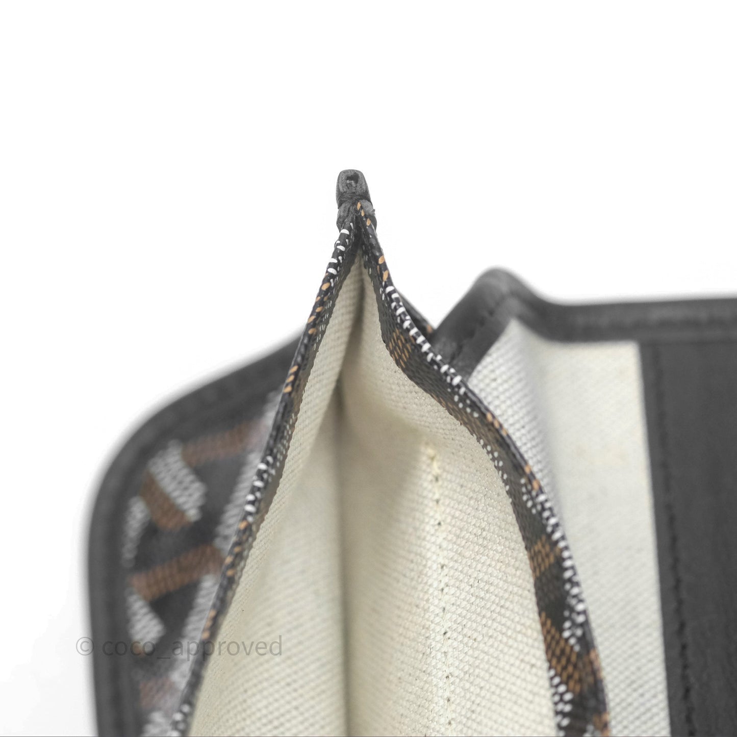 Goyard Saint Louis Black Goyardine Canvas PM⁣⁣⁣⁣⁣⁣⁣⁣⁣⁣⁣⁣⁣⁣⁣⁣