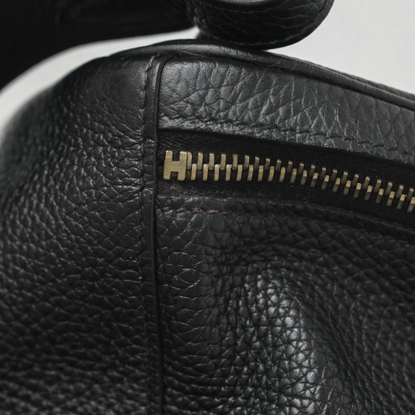 Hermès Lindy 30 Black Clemence Palladium Hardware