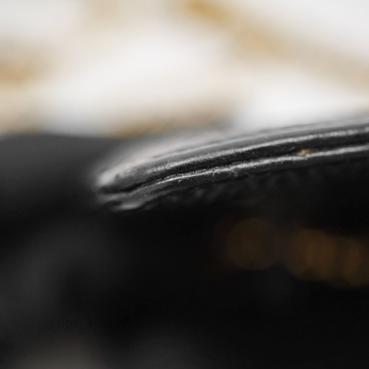 Chanel Quilted WOC Black Caviar Gold Hardware