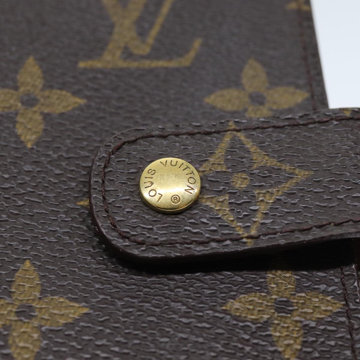 LOUIS VUITTON Monogram Agenda MM Day Planner Cover R20105 LV 72237
