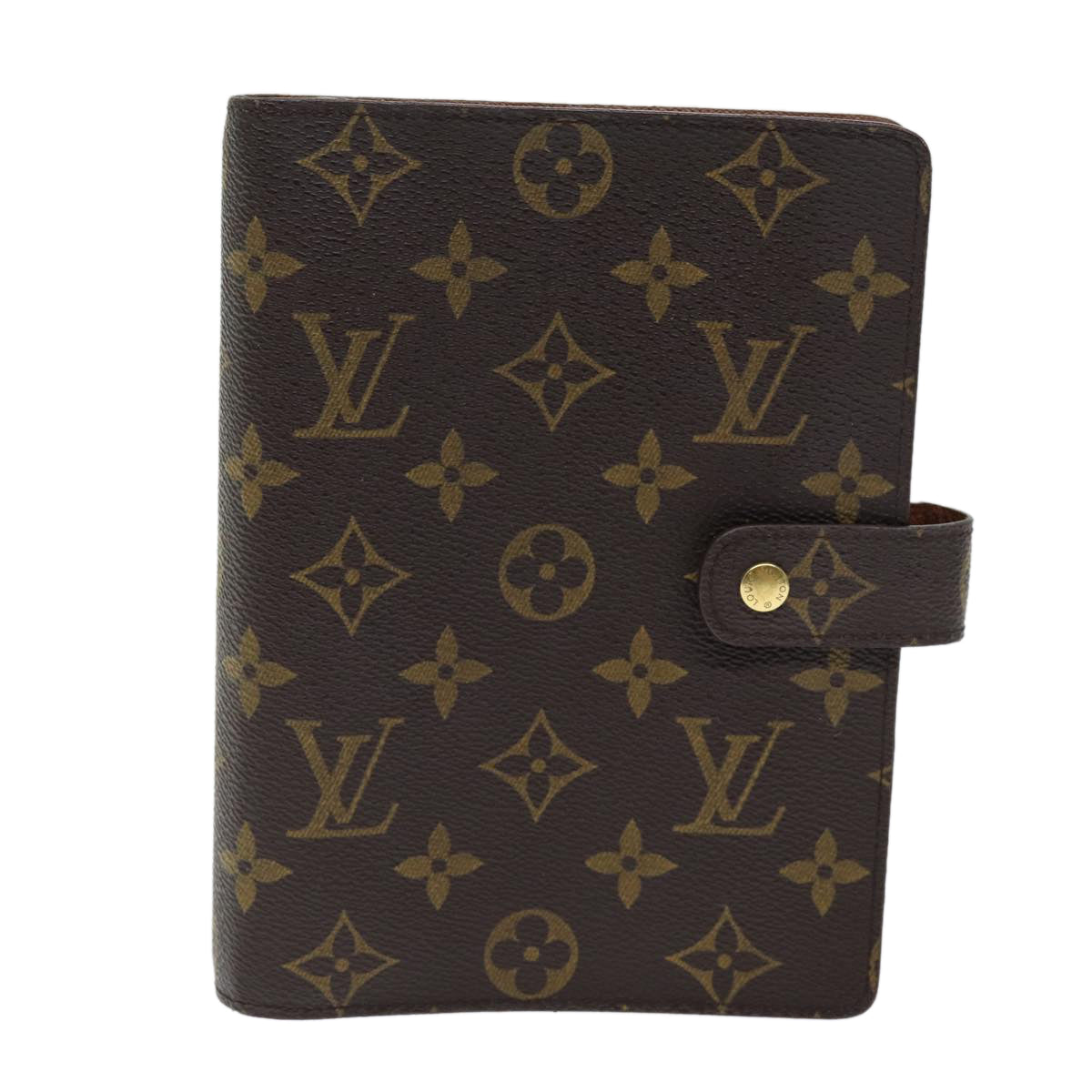 LOUIS VUITTON Monogram Agenda MM Day Planner Cover R20105 LV 72237