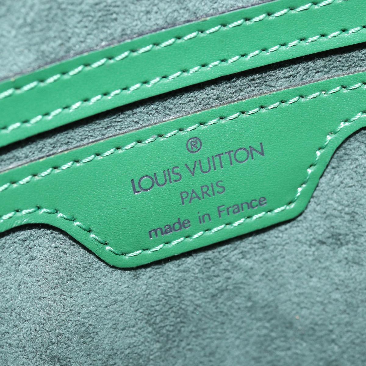 LOUIS VUITTON Epi Saint Jacques Poignees Long Bag Green M52334 LV 72244