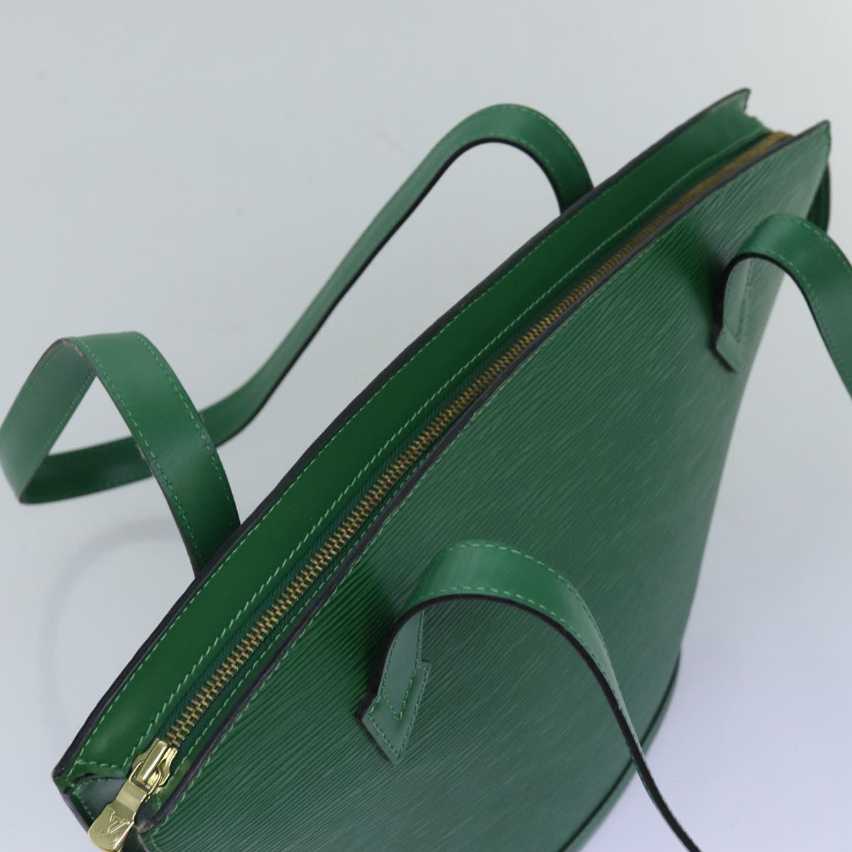LOUIS VUITTON Epi Saint Jacques Poignees Long Bag Green M52334 LV 72244