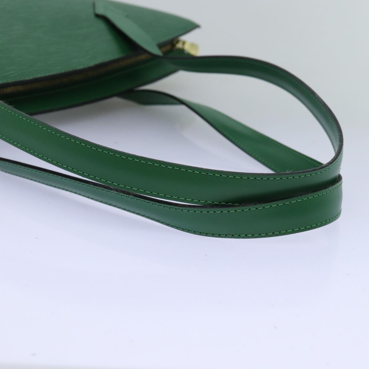 LOUIS VUITTON Epi Saint Jacques Poignees Long Bag Green M52334 LV 72244