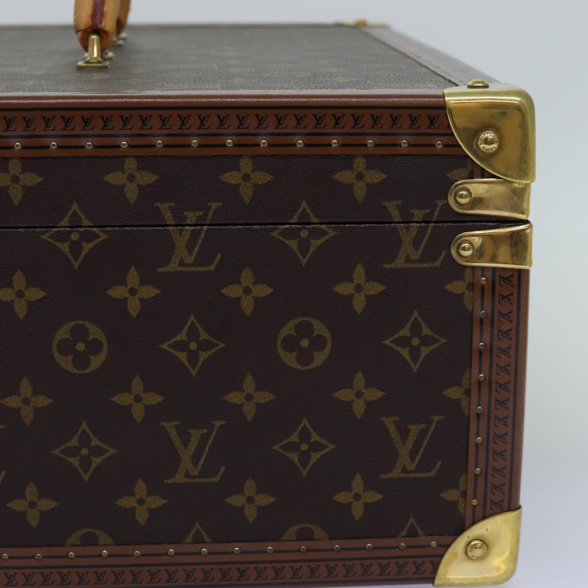 LOUIS VUITTON Monogram Attache Case Trunk SPO LV 72245S