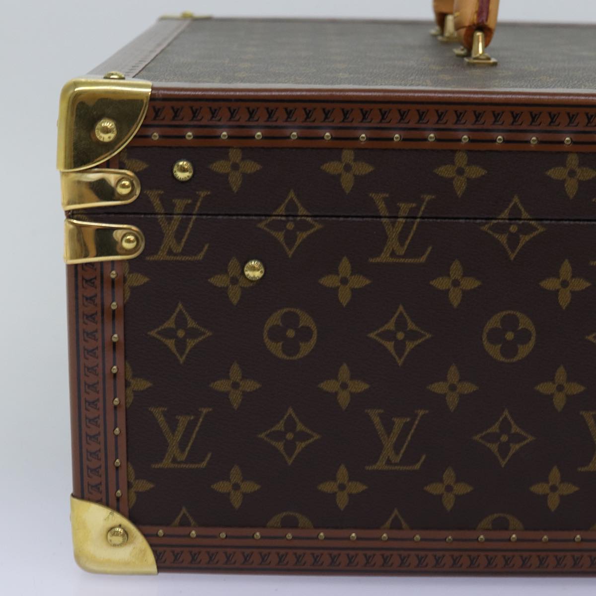 LOUIS VUITTON Monogram Attache Case Trunk SPO LV 72245S