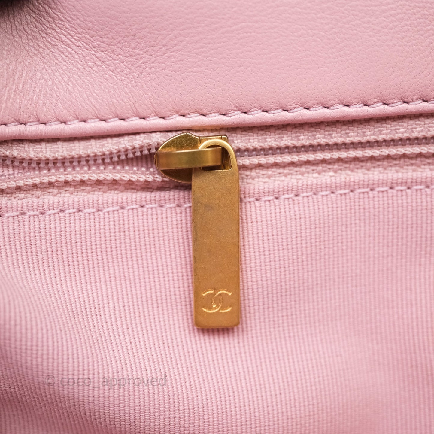 Chanel 19 Small Pink Lambskin Mixed Hardware