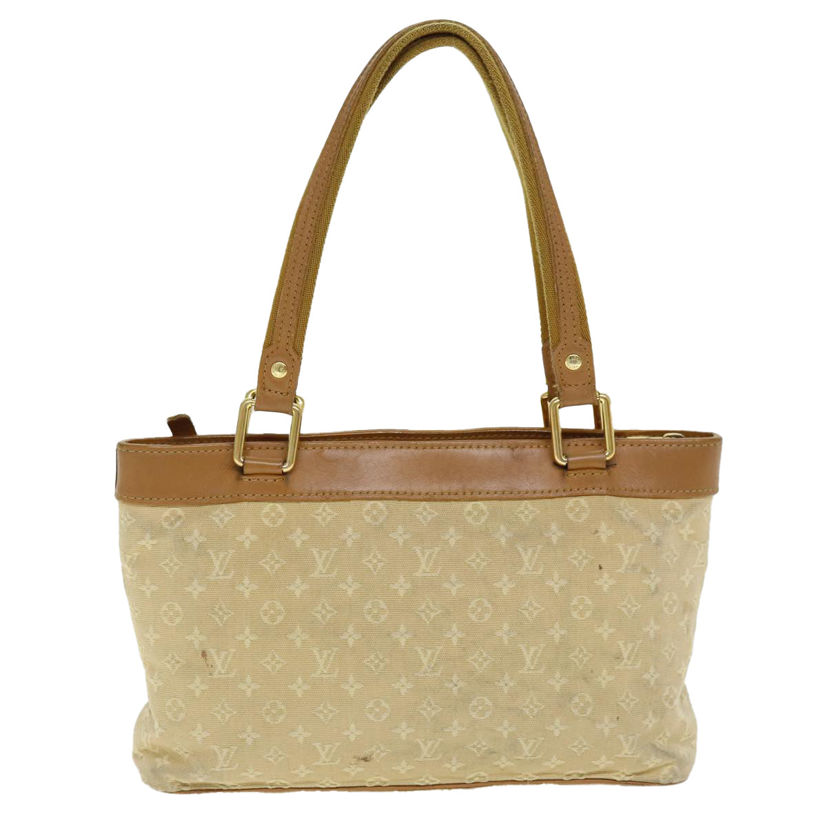 LOUIS VUITTON Monogram Mini Lucille PM Hand Bag Beige M92684 LV 72252