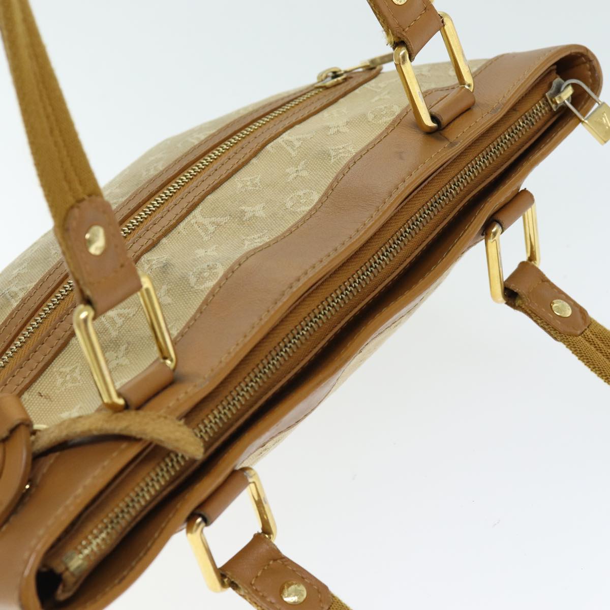 LOUIS VUITTON Monogram Mini Lucille PM Hand Bag Beige M92684 LV 72252