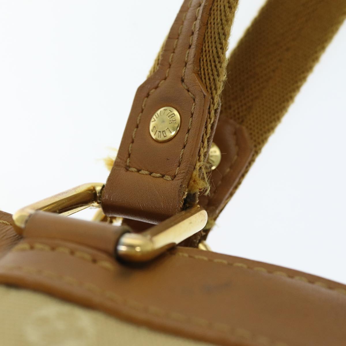 LOUIS VUITTON Monogram Mini Lucille PM Hand Bag Beige M92684 LV 72252