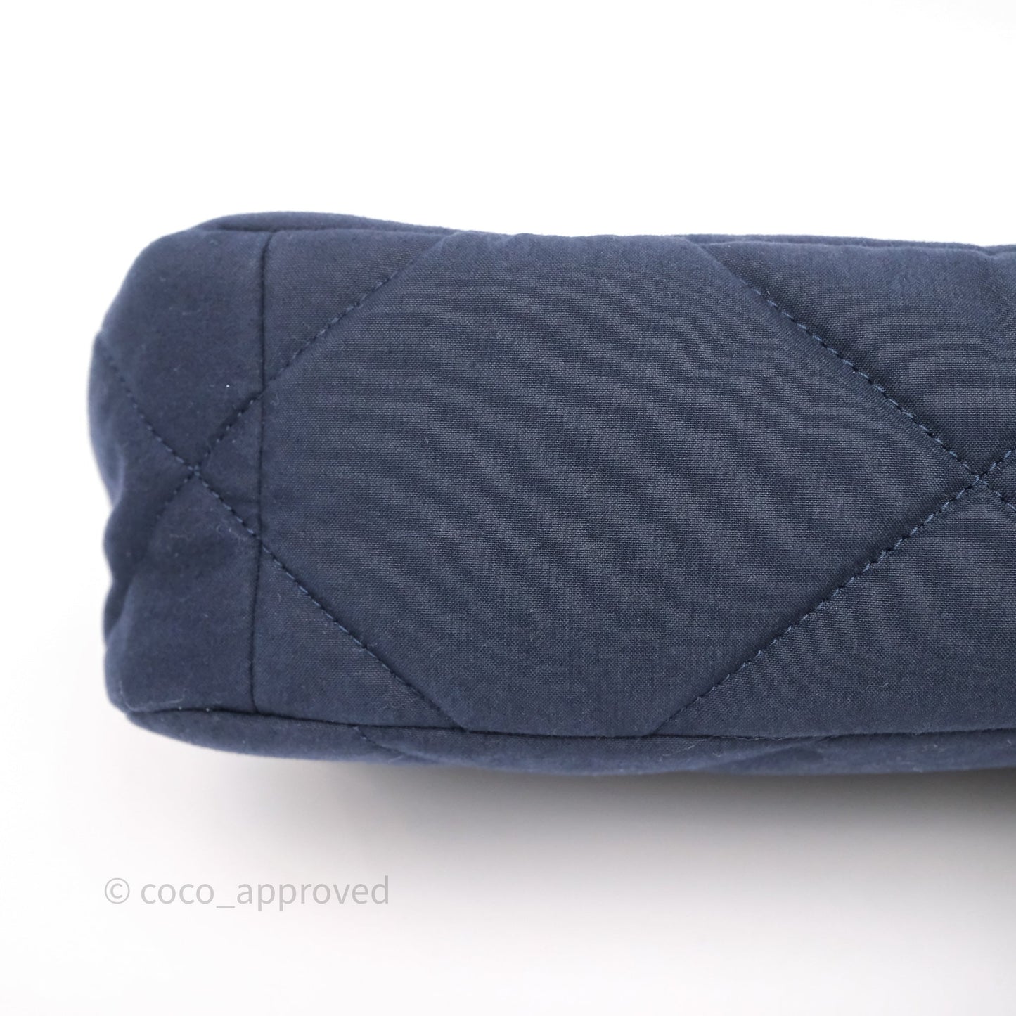Chanel 19 Small Dark Navy Fabric Mixed Hardware