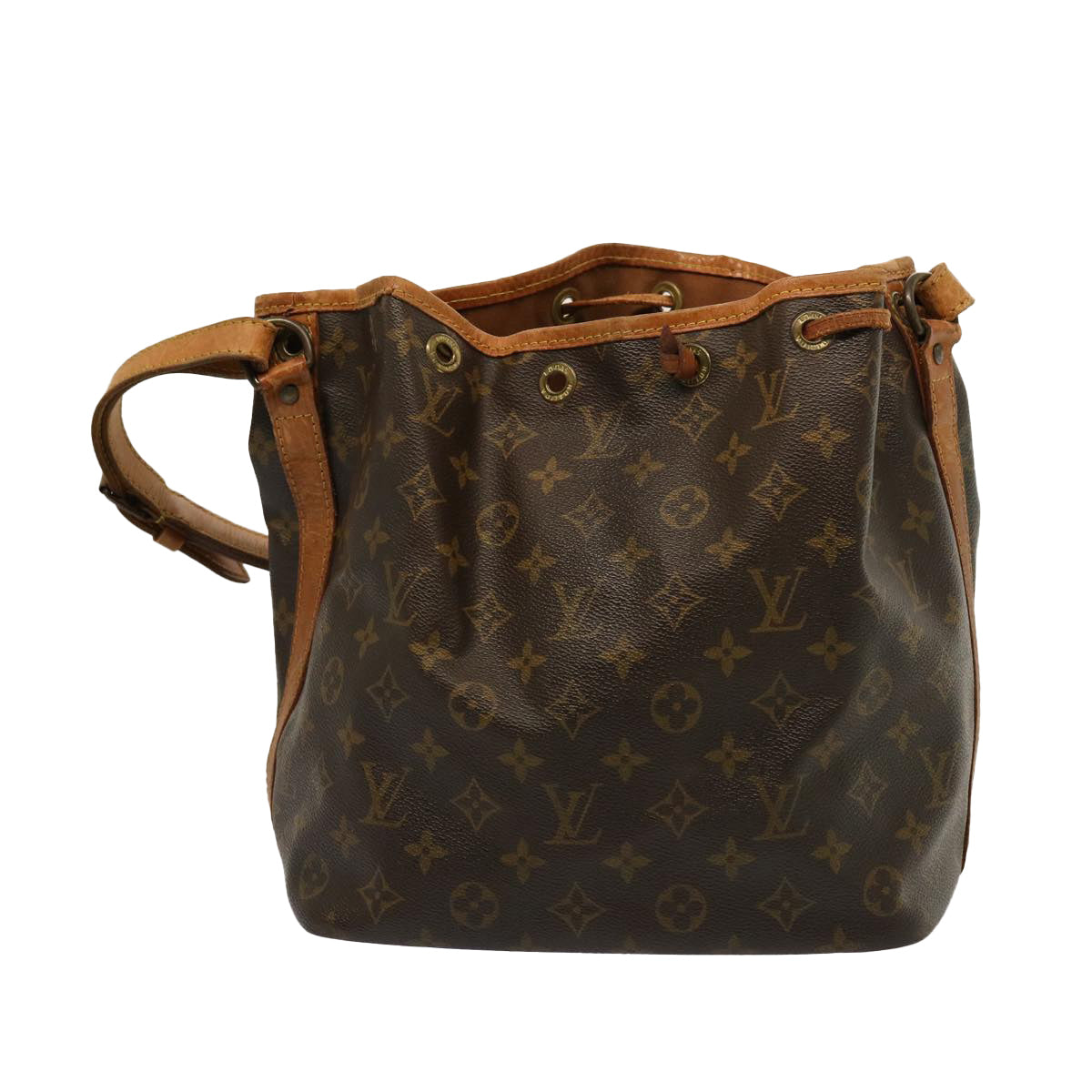 LOUIS VUITTON Monogram Petit Noe Shoulder Bag M42226 LV 72282