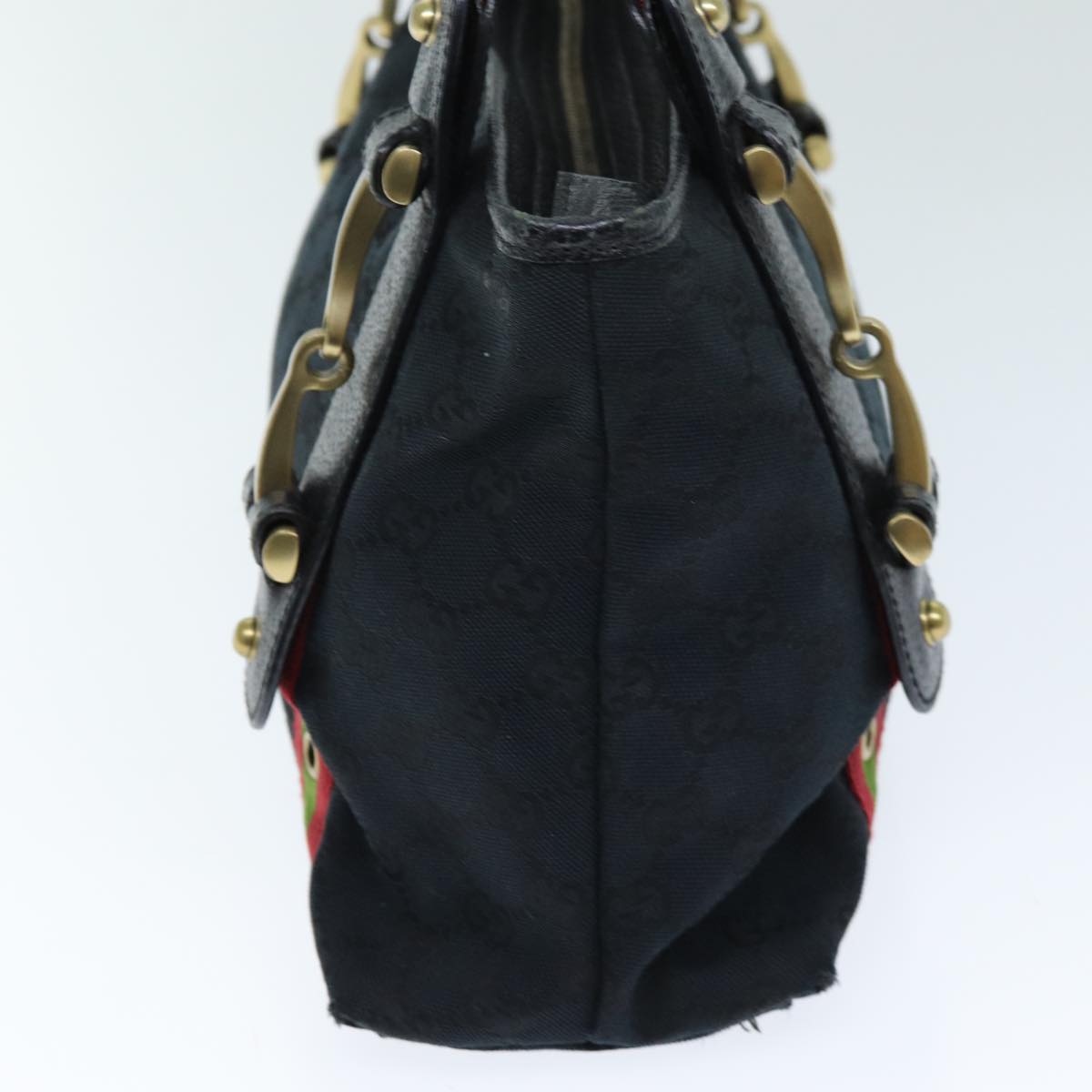 Luxury Gucci Trending 2025 GG Canvas Web Sherry Line Hand Bag Black Red Green 144188  72294