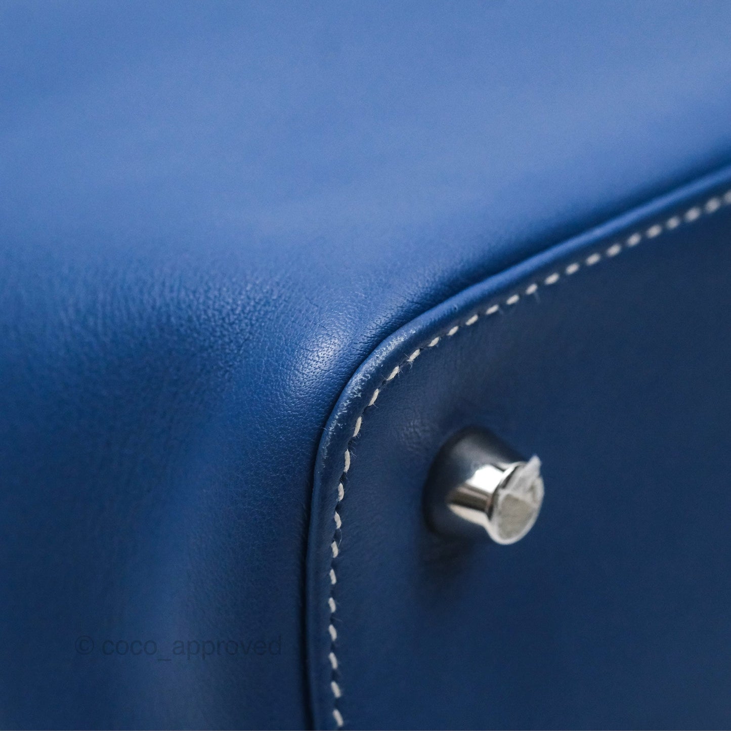 Hermès ToolBox 20 Bleu Agate R2 Swift Palladium Hardware