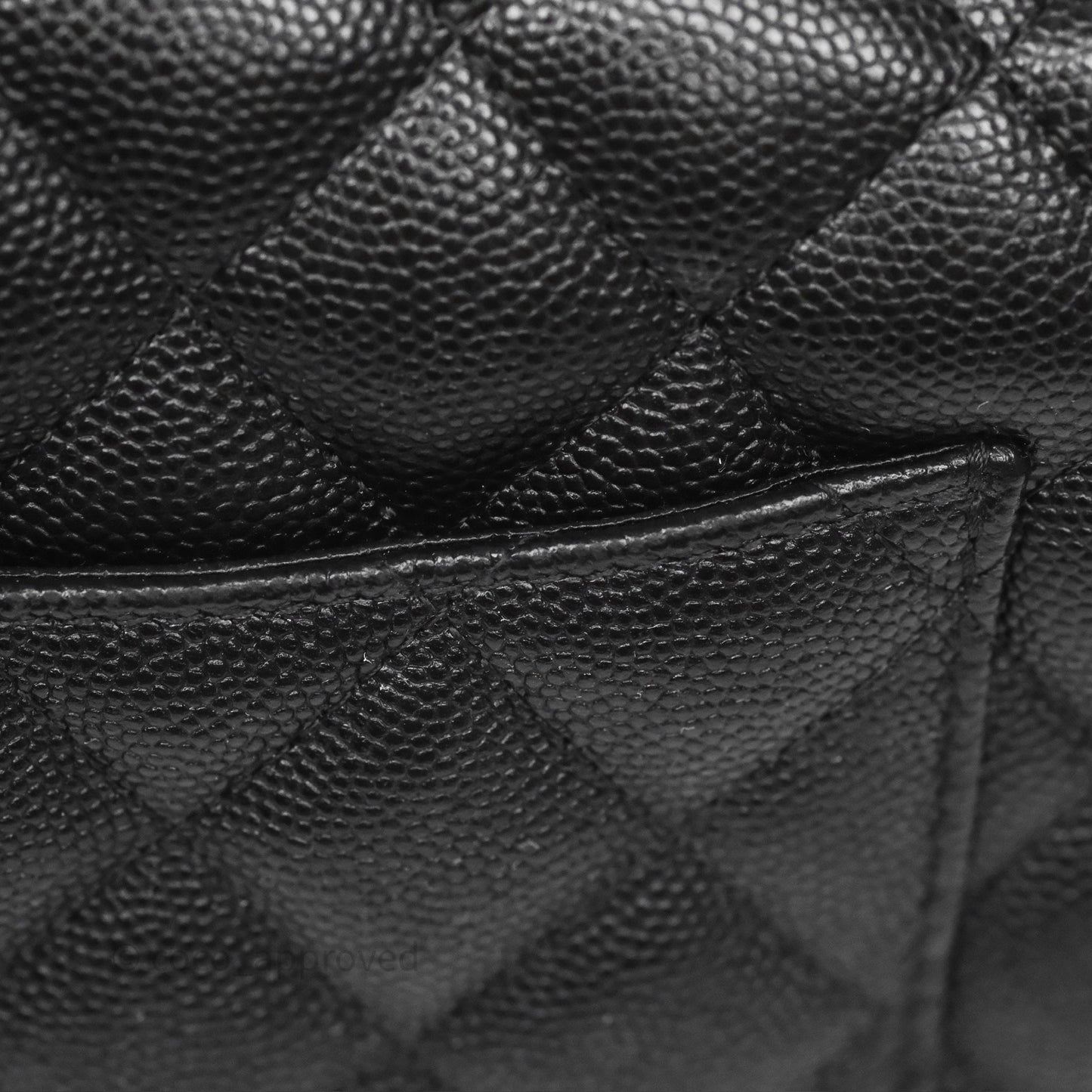 Chanel Mini Rectangular Quilted Black Caviar Gold Hardware
