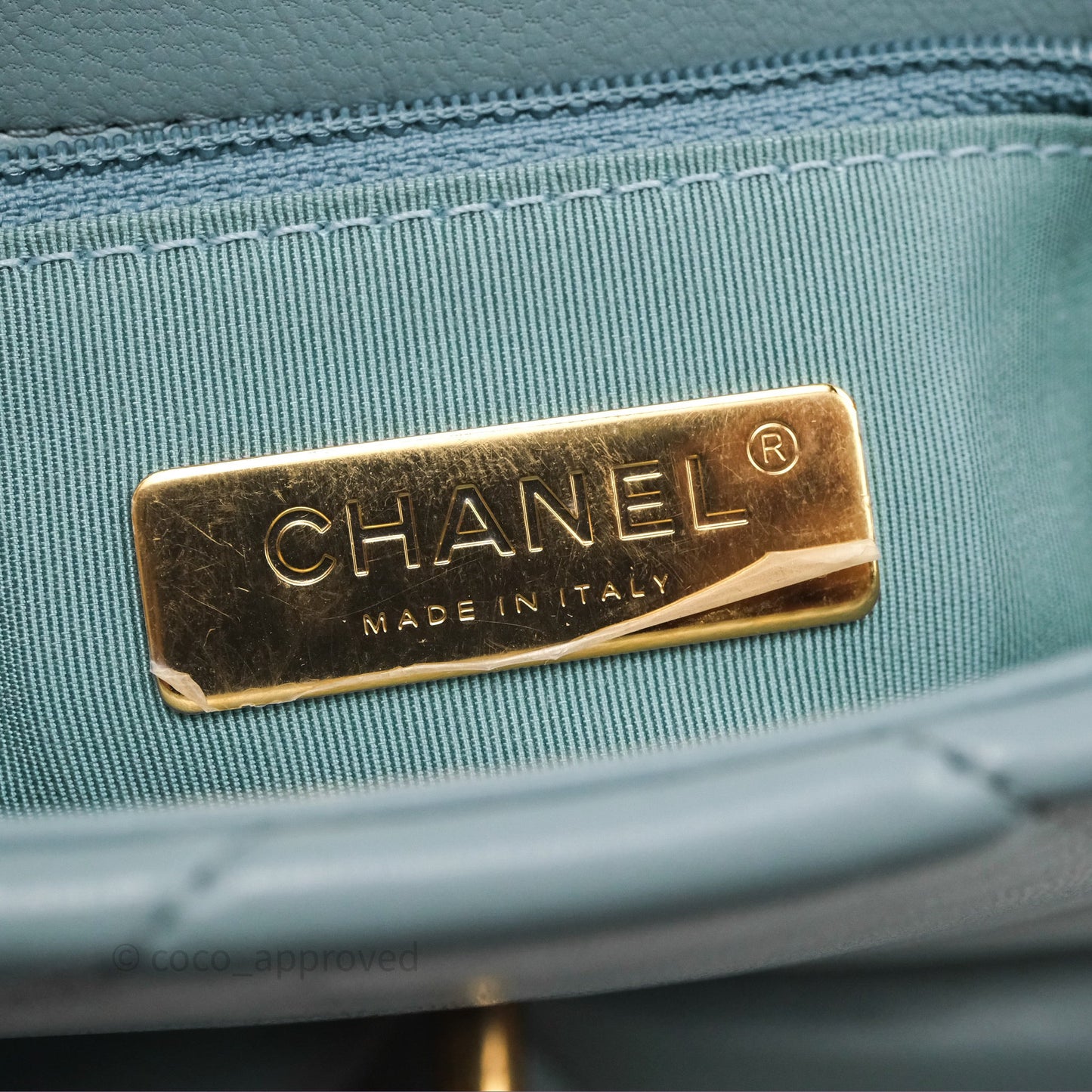 Chanel 19 Small Blue Mixed Hardware