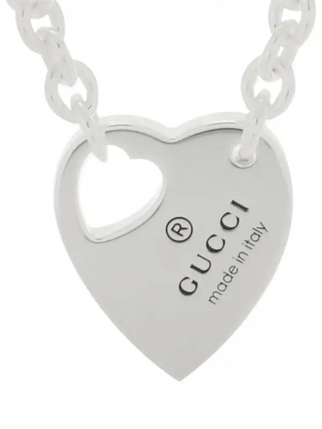 Luxury Gucci Trending 2025 Trademark Chain Pendant Necklace Silver