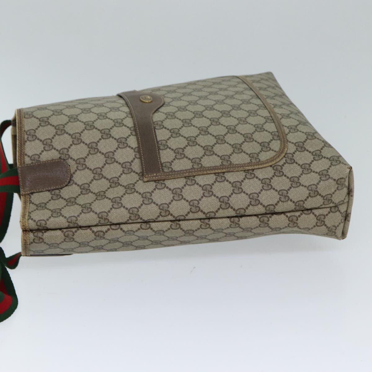 Luxury Gucci Trending 2025 GG Canvas Web Sherry Line Tote Bag PVC Beige Green Red  72413