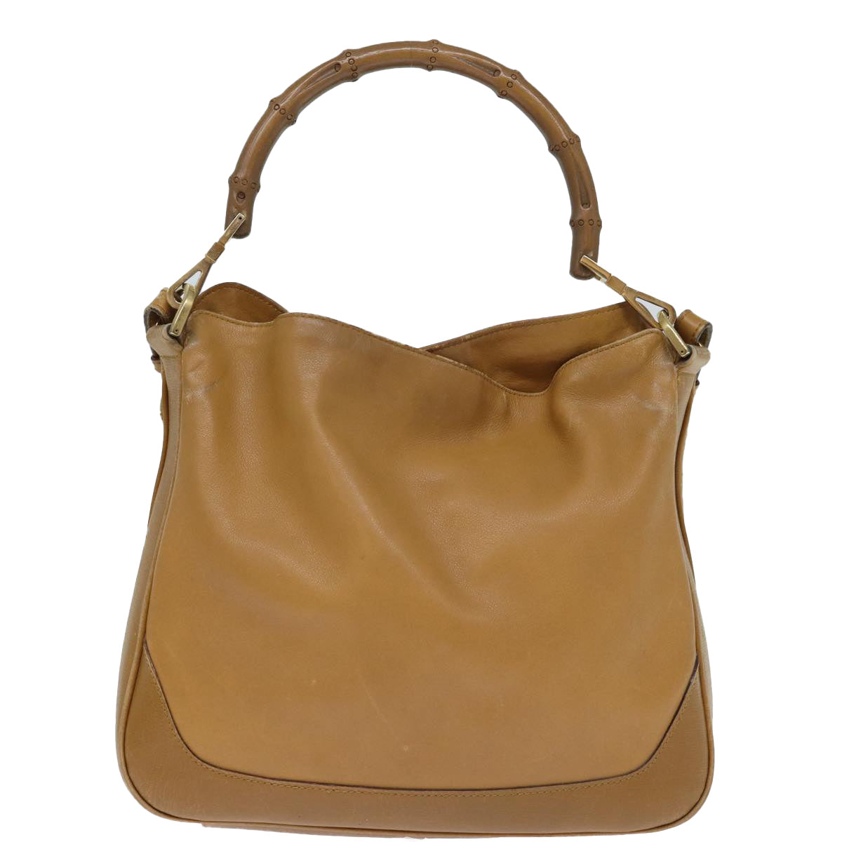Luxury Gucci Trending 2025 Bamboo Shoulder Bag Leather 2way Brown  72419
